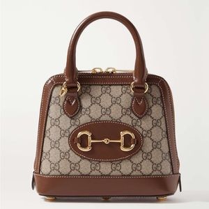 LIKE NEW GUCCI HORSEBIT 1955 MINI TOP HANDLE BAG - DUST BAG INCLUDED - BEIGE